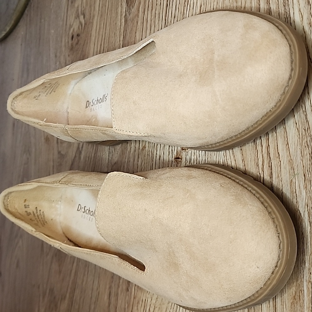 Dr Scholls Womens Jet Set Tan Closed Almond Toe Low Heel Loafer Shoes - Picture 2 of 9